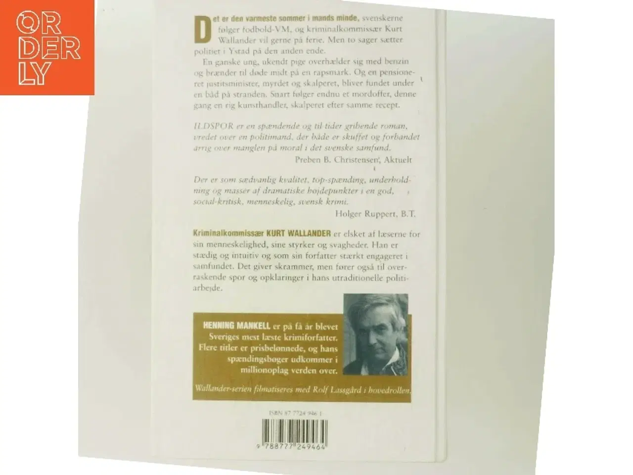 Billede 3 - Ildspor af Henning Mankell (Bog)