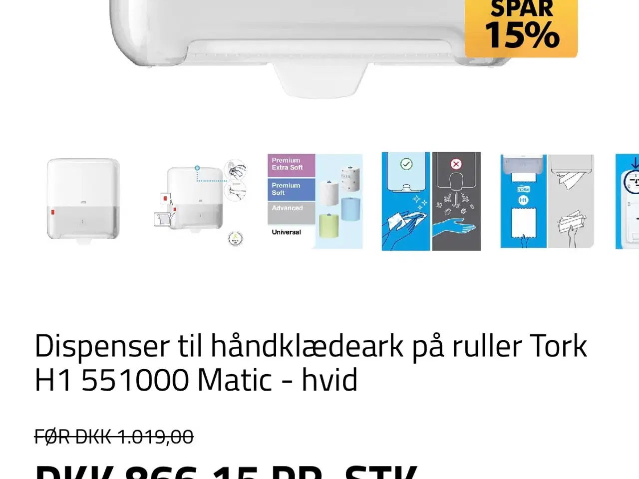 Billede 6 - Tork toilet tilbehør