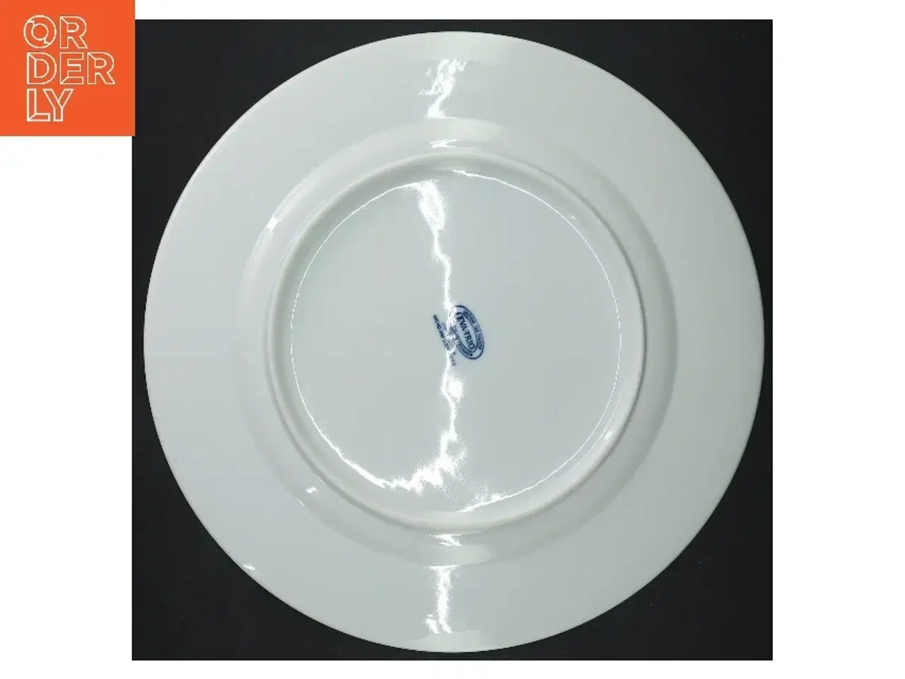 Billede 3 - 4 stk hvide spise/frokost tallerkener fra Eva Trio(str. 5 styk, ø 25,5 cm)