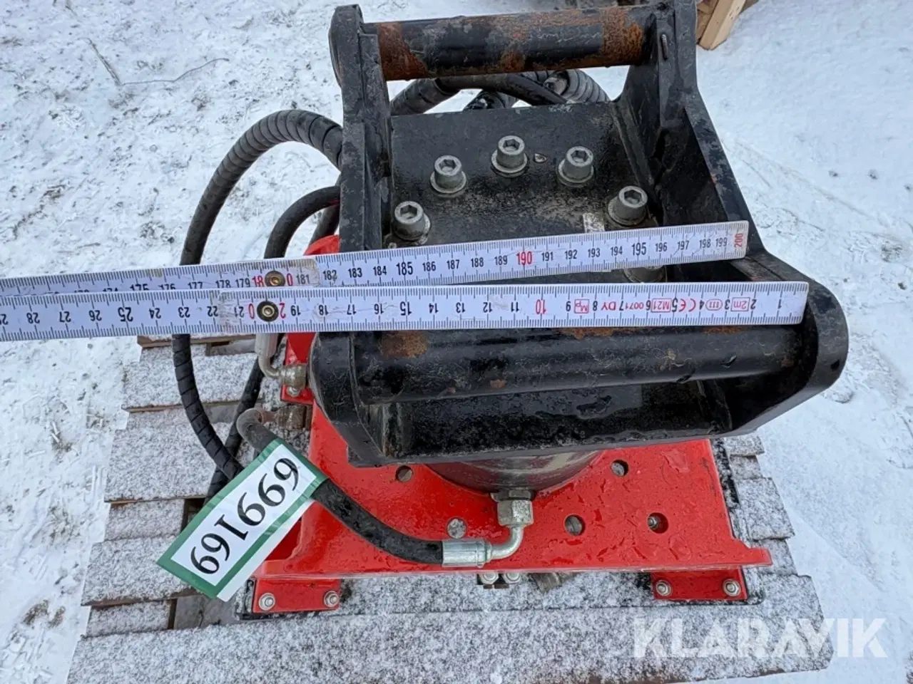 Billede 11 - Pladevibrator Exero EX22 hydraulisk til gravemaskine