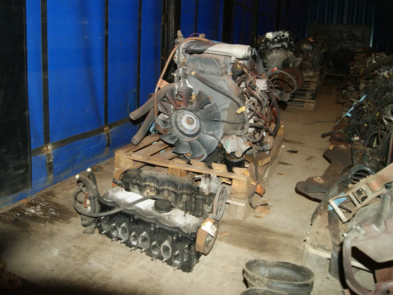 Billede 1 - 14 stk., Varevogns og Lastvogns motorer og geark.