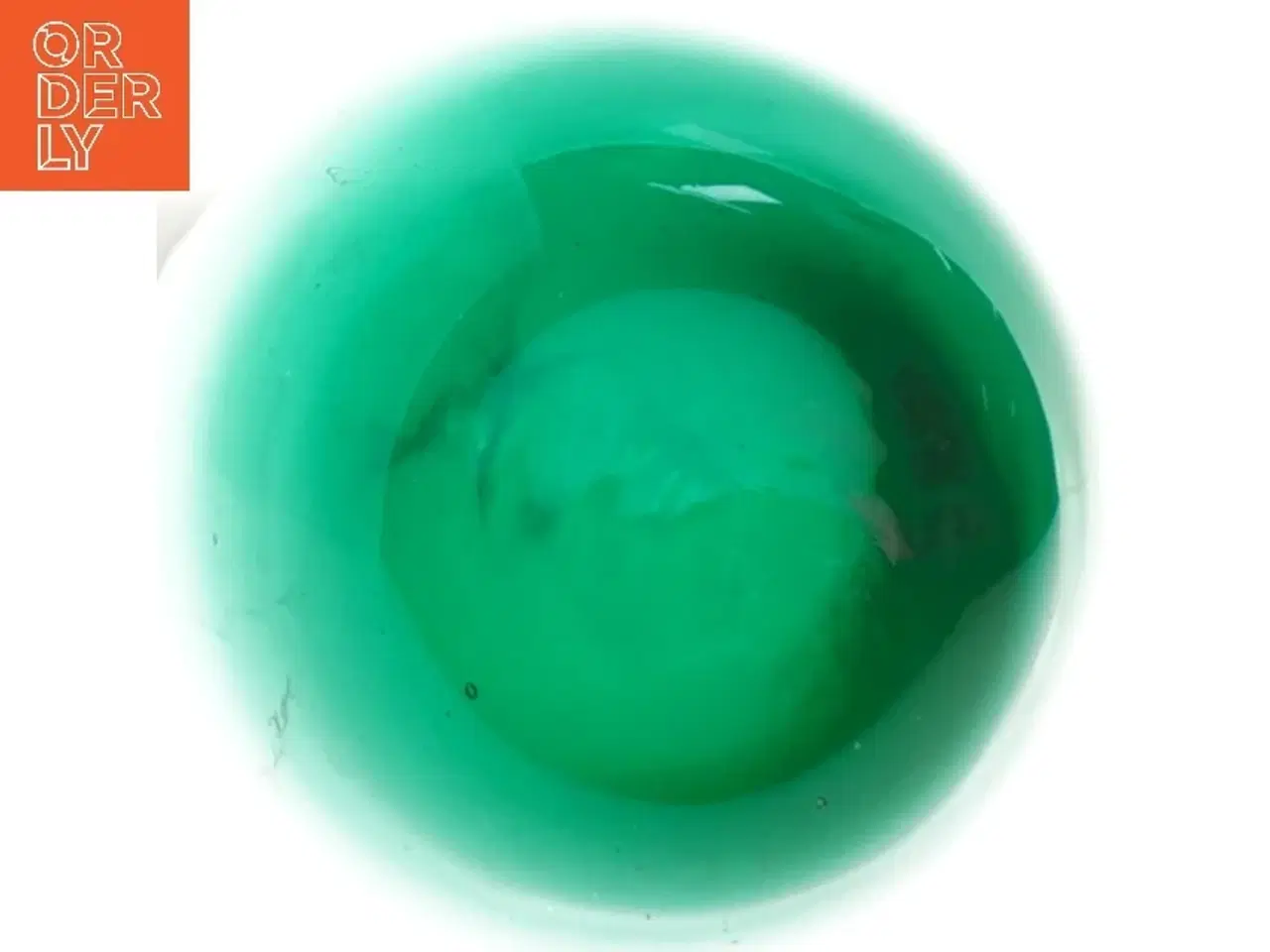 Billede 2 - Grøn glasvase (str. 33 cm)