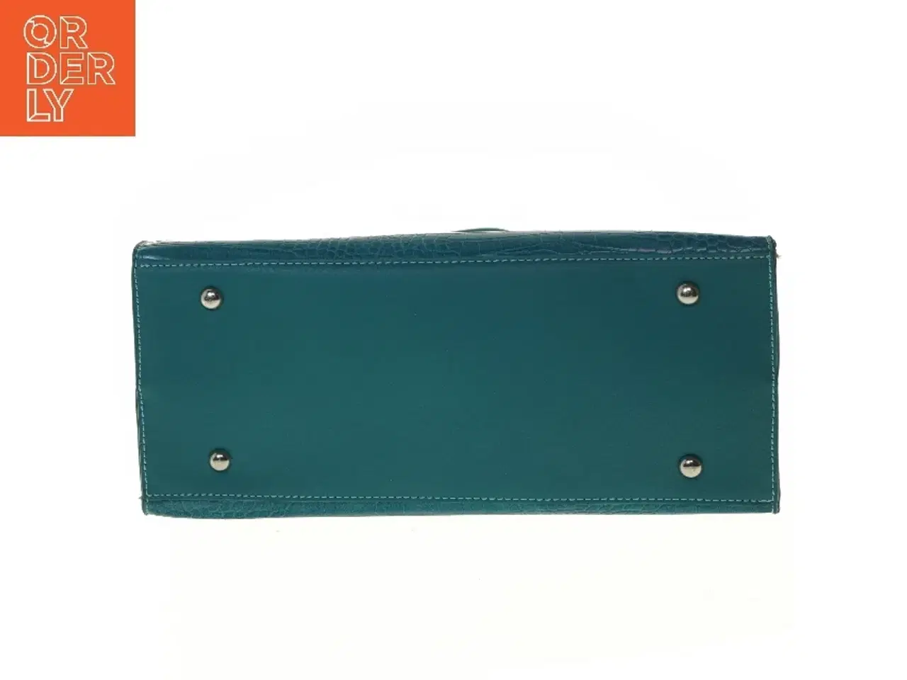 Billede 4 - Håndtaske med krokodillemønster fra David Jones (str. 25x33 cm)