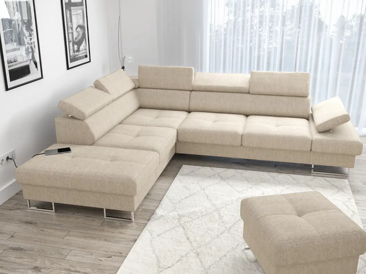 Billede 1 - GALAKSE HJØRNESOFA 225X280