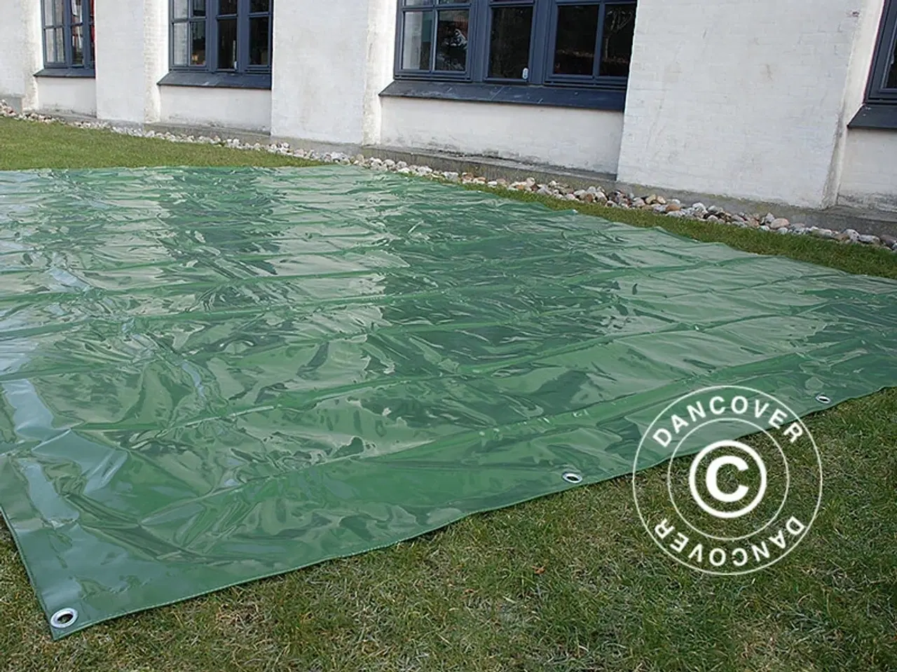 Billede 7 - Presenning 4x6m, PVC 500g/m², Grøn