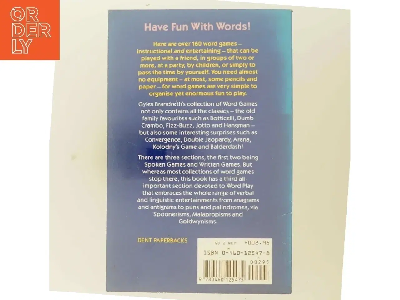 Billede 3 - Everyman's Word Games af Gyles Daubeney Brandreth (Bog)