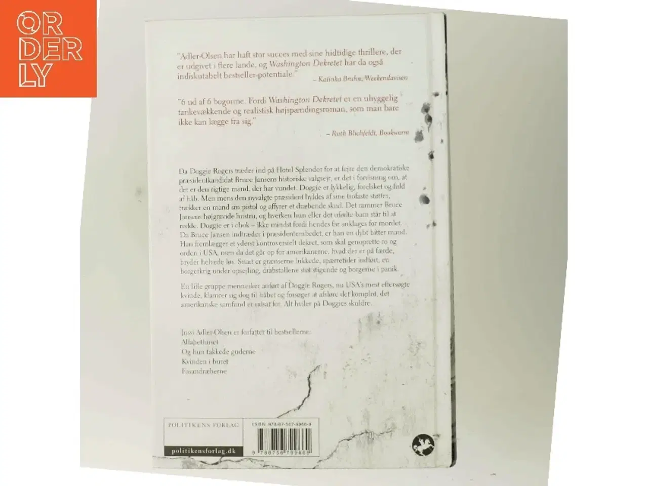 Billede 3 - Washington dekretet af Jussi Adler-Olsen (Bog)