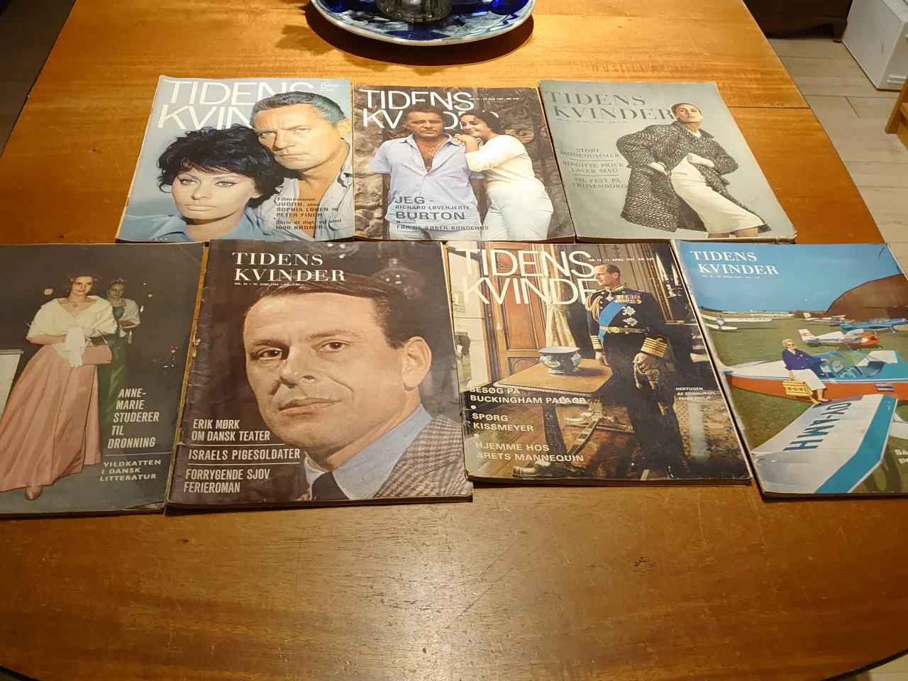 Billede 1 - 7 stk Tidens Kvinder fra 1962-1967.