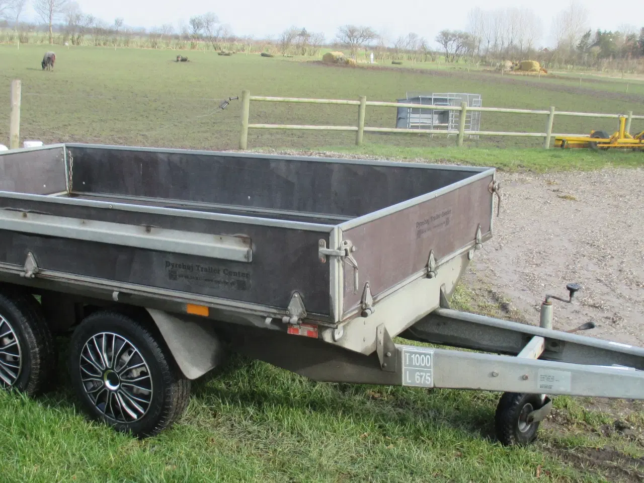 Billede 1 - Leje af 1000kg ladtrailer Weekend