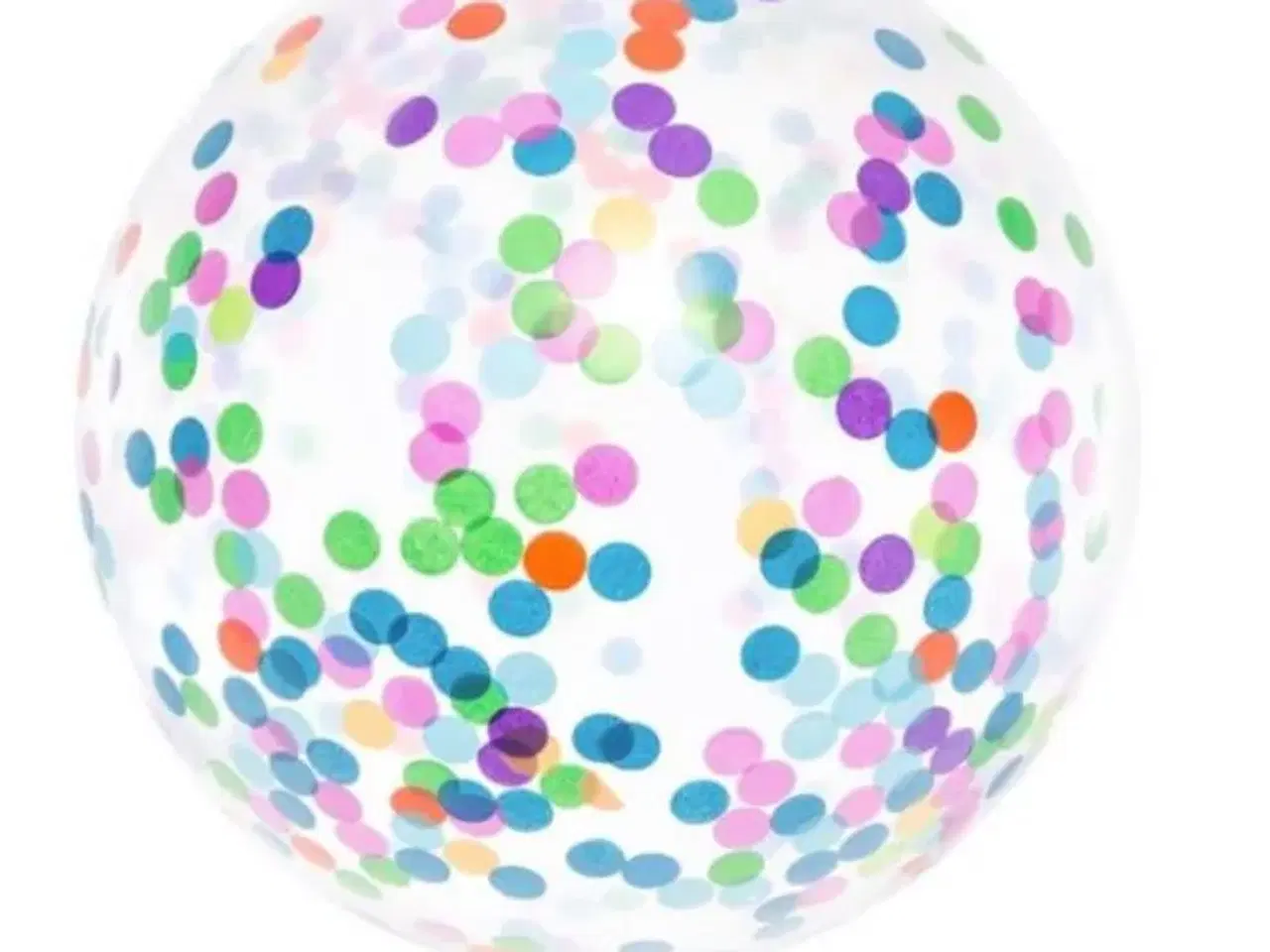 Billede 3 - 1 meters ballon m/konfetti