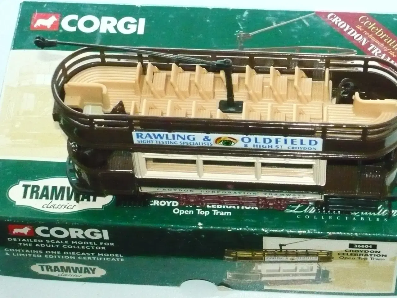 Billede 2 - ORIGINAL CORGI SPORVOGN I ÆSKE