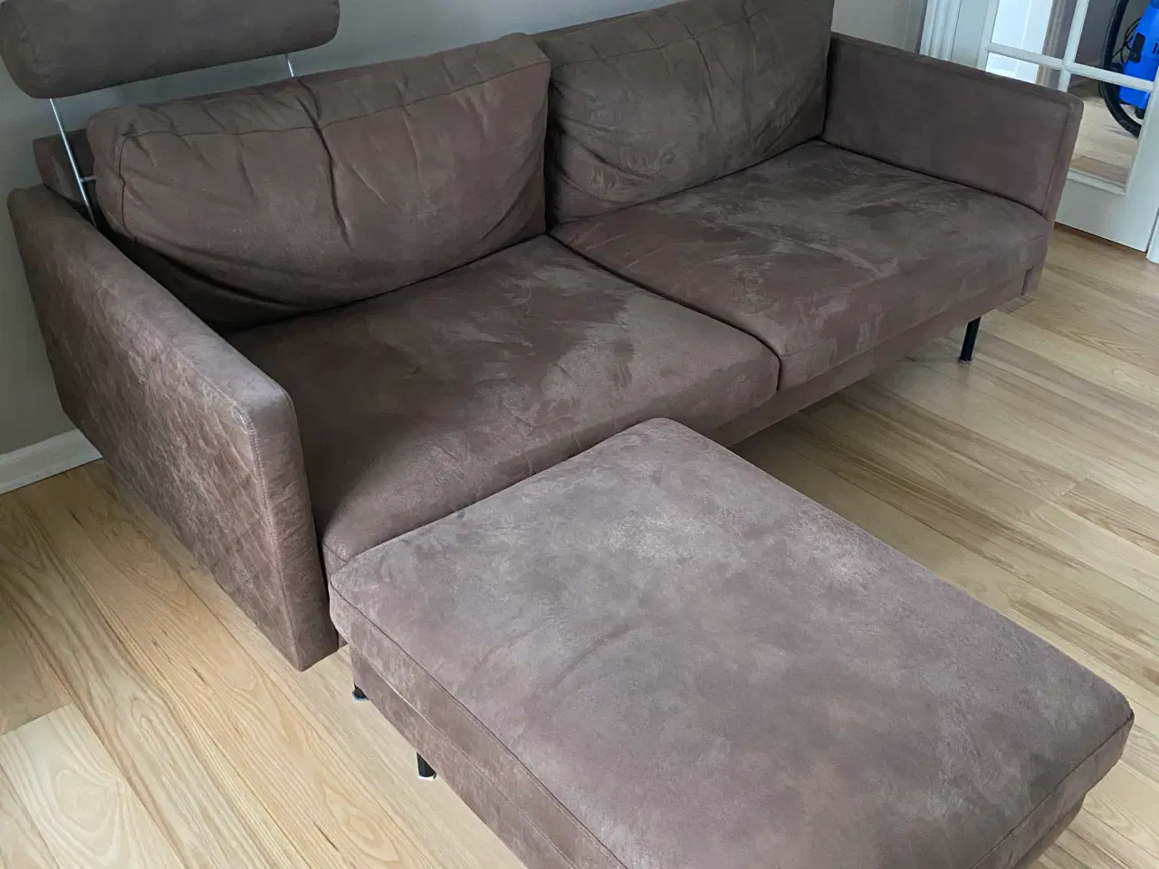 Billede 1 - Udgået Sicilia sofa m. puf + nakkestøtte fra ILVA