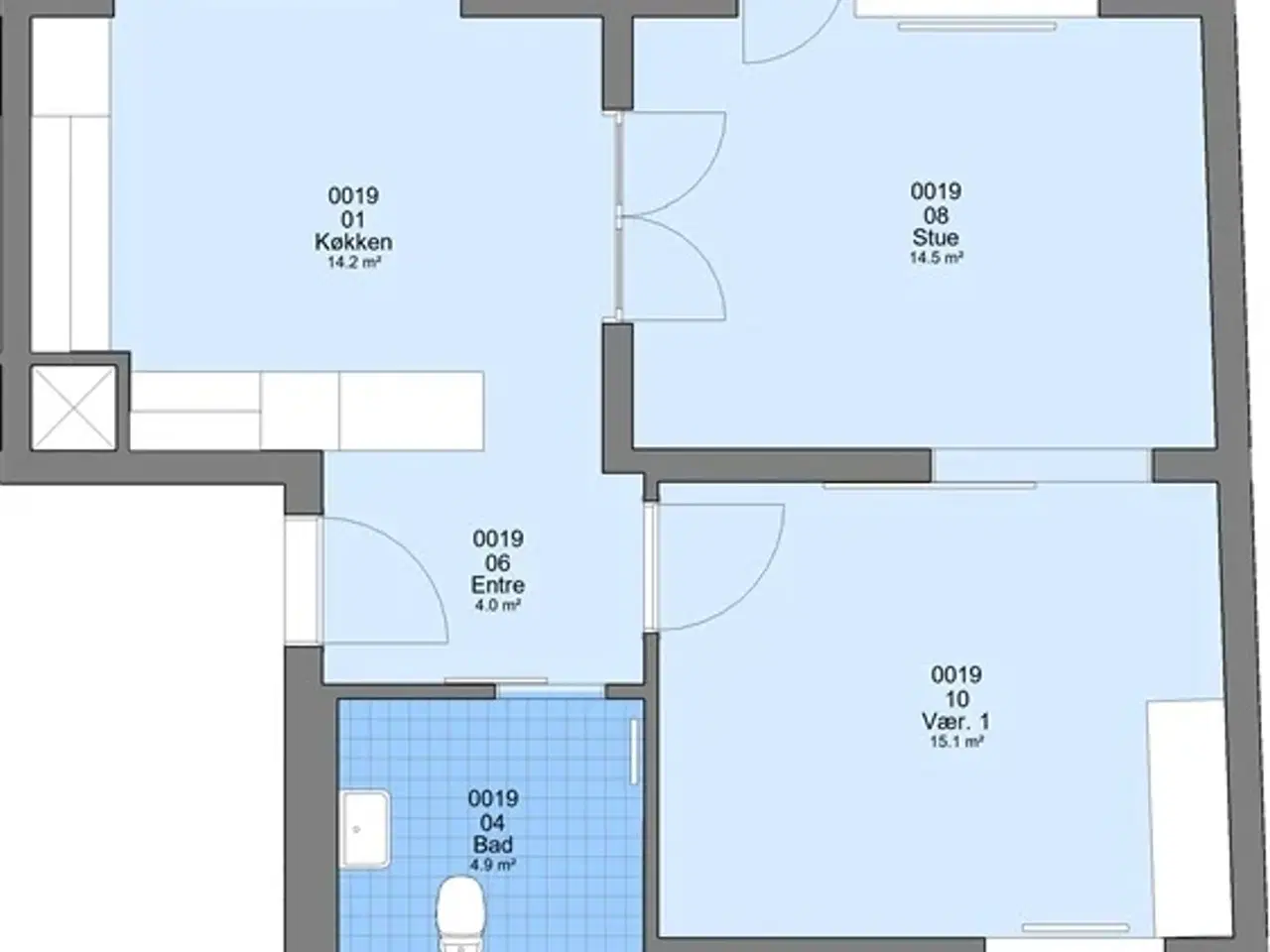 Billede 1 - 2 værelser for 6.482 kr. pr. måned, Viborg