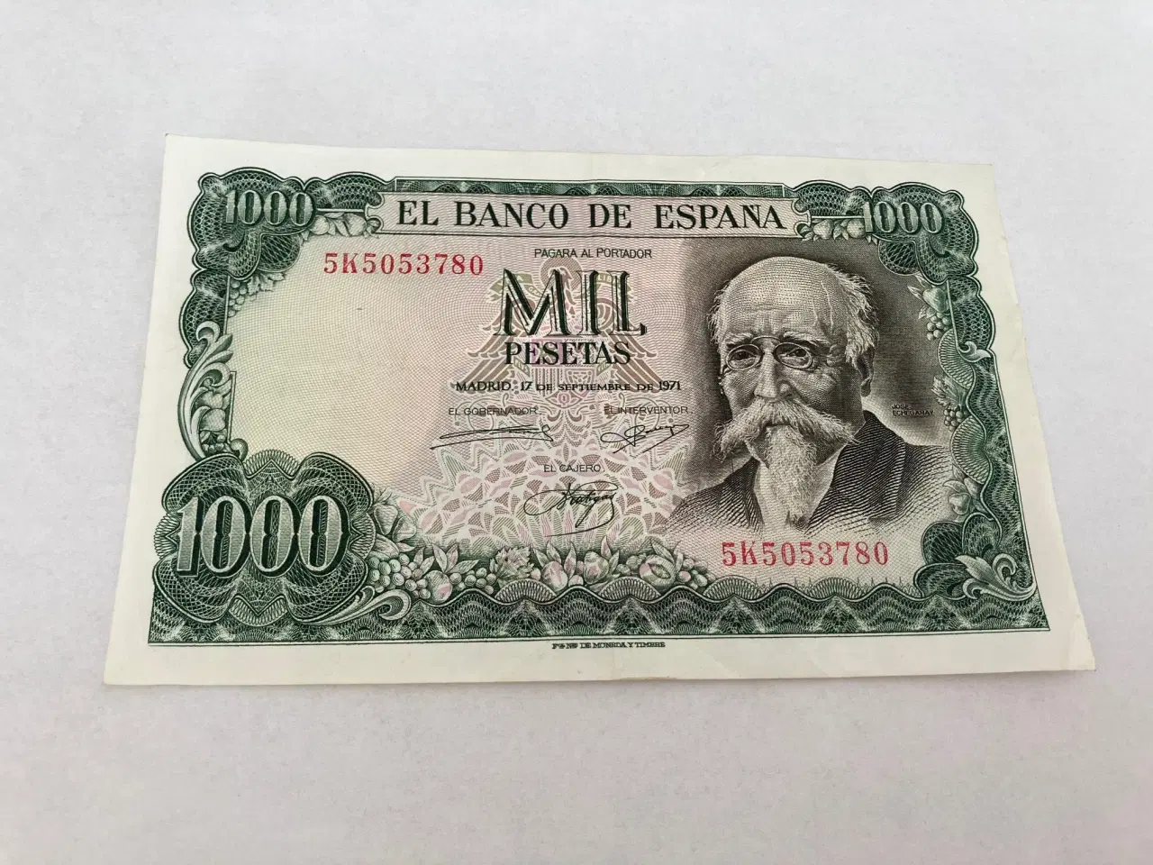 Billede 1 - 1000 Pesetas Spain 1971