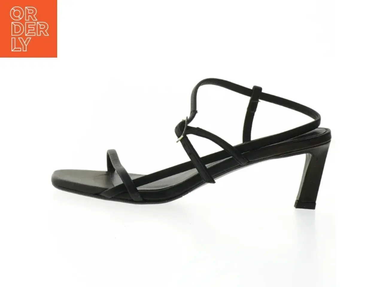 Billede 1 - Sorte hælsandaler fra Billi Bi (str. 38 )