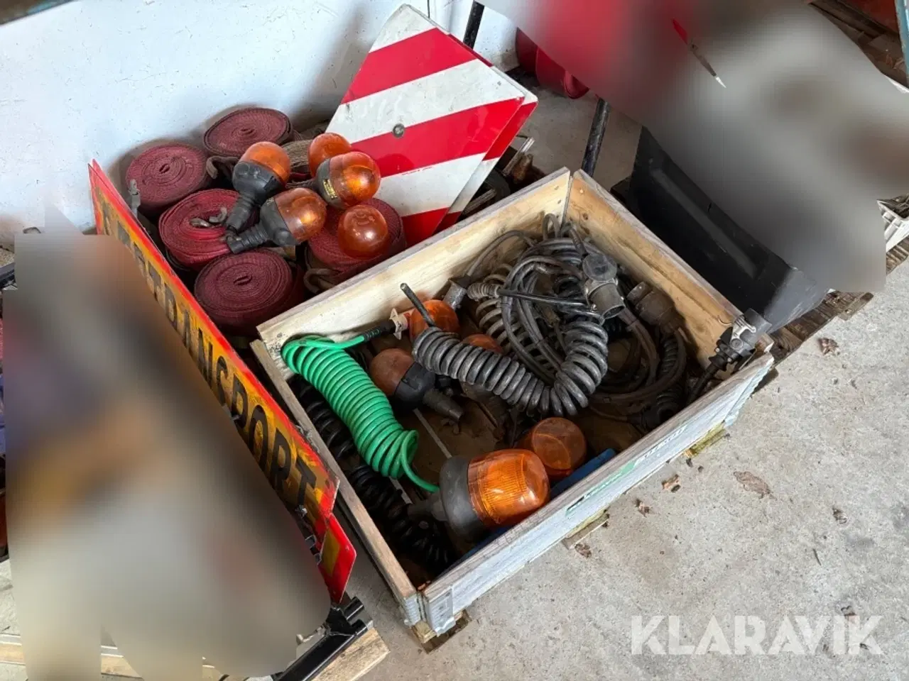 Billede 3 - Bånd, strammere, rotorblink, el kabler & skilte