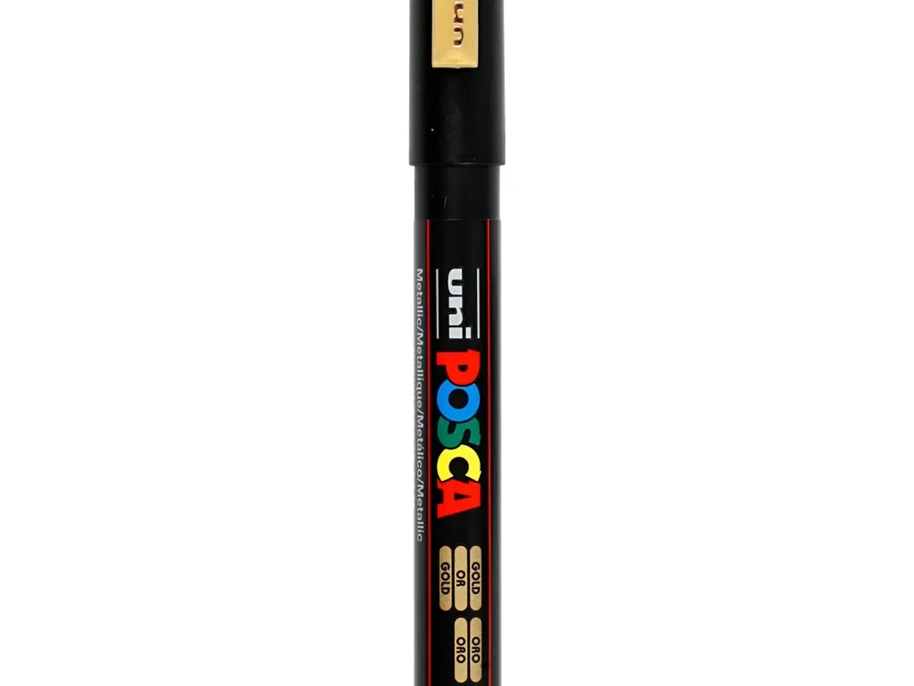 Billede 1 - Posca Tusch, PC-3M, streg 0,9-1,3 mm, fine, guld, 1 stk.