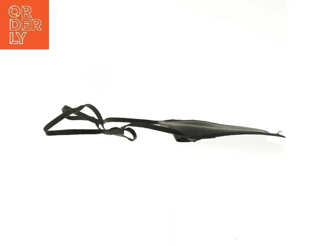 Billede 3 - Sort læder mobiltelefon taske (str. 15x9,5 cm)