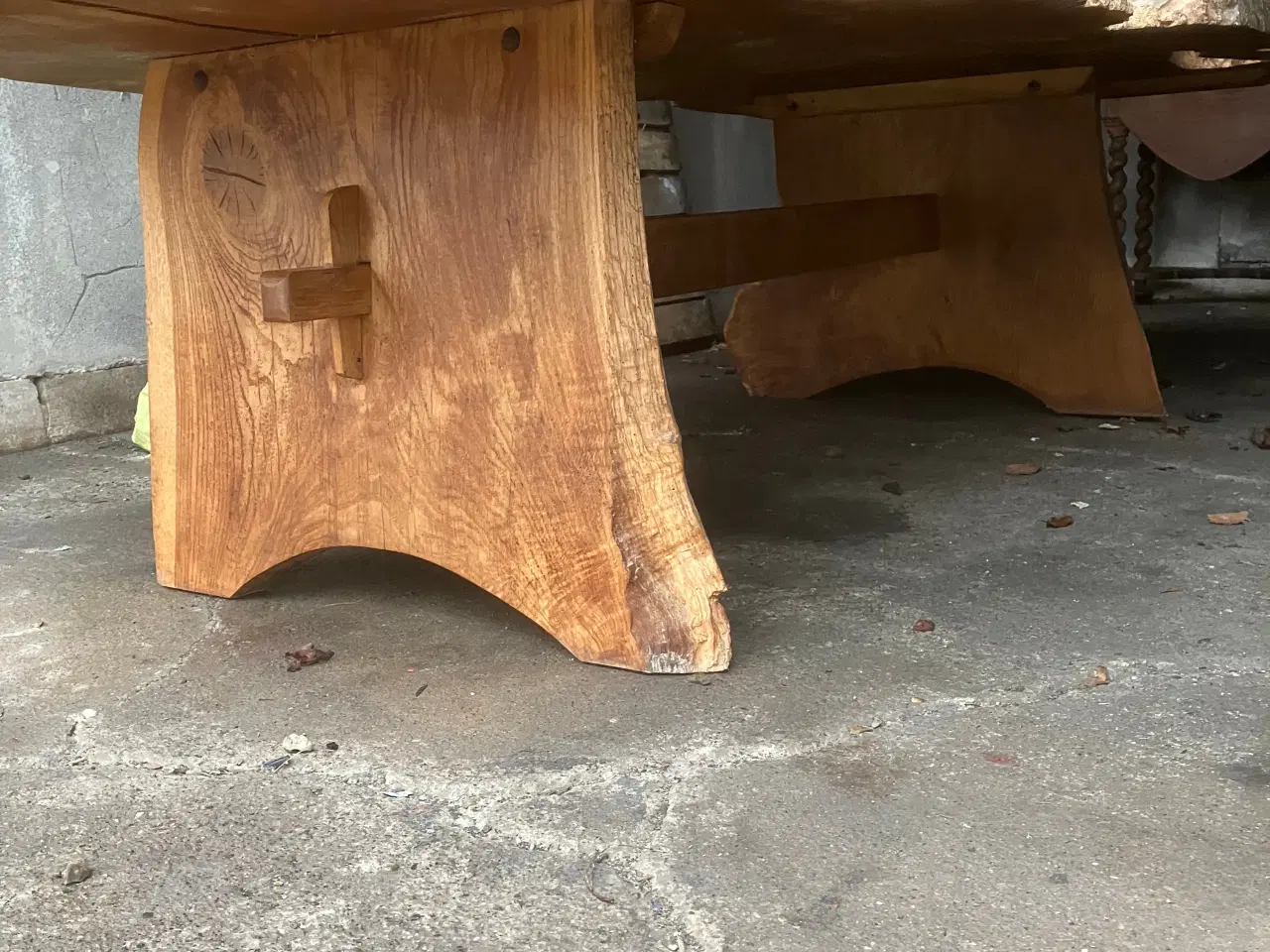 Billede 5 - Plankebord/sofabord egetræ