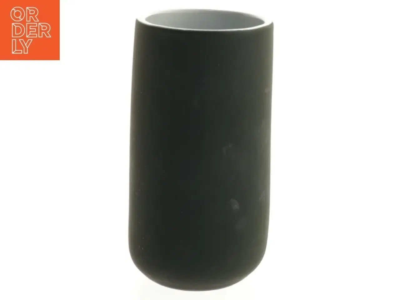 Billede 2 - Sort keramik vase fra IKEA (str. 11x9 cm)