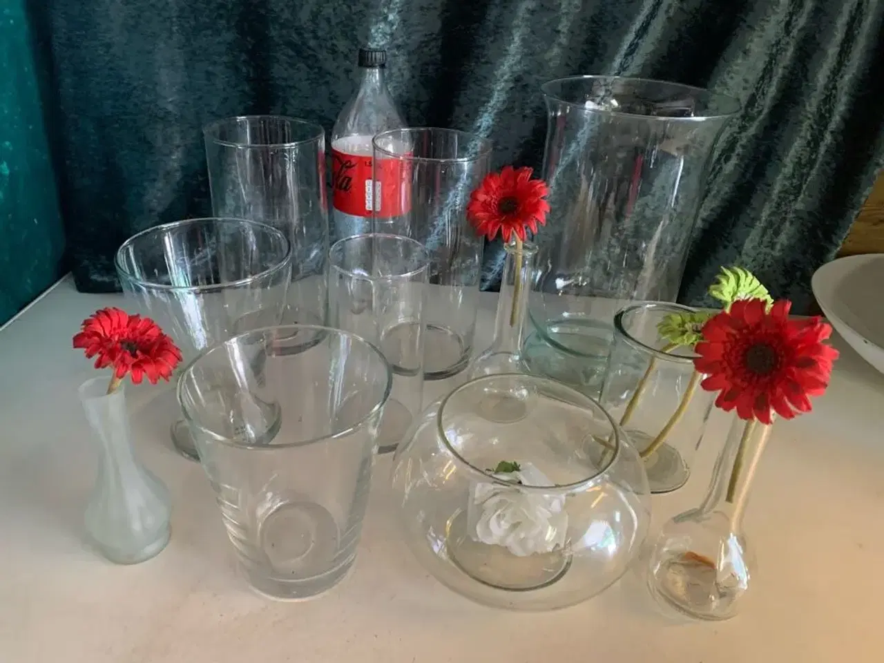 Billede 2 - Forskellige skønne glas vaser/krukker