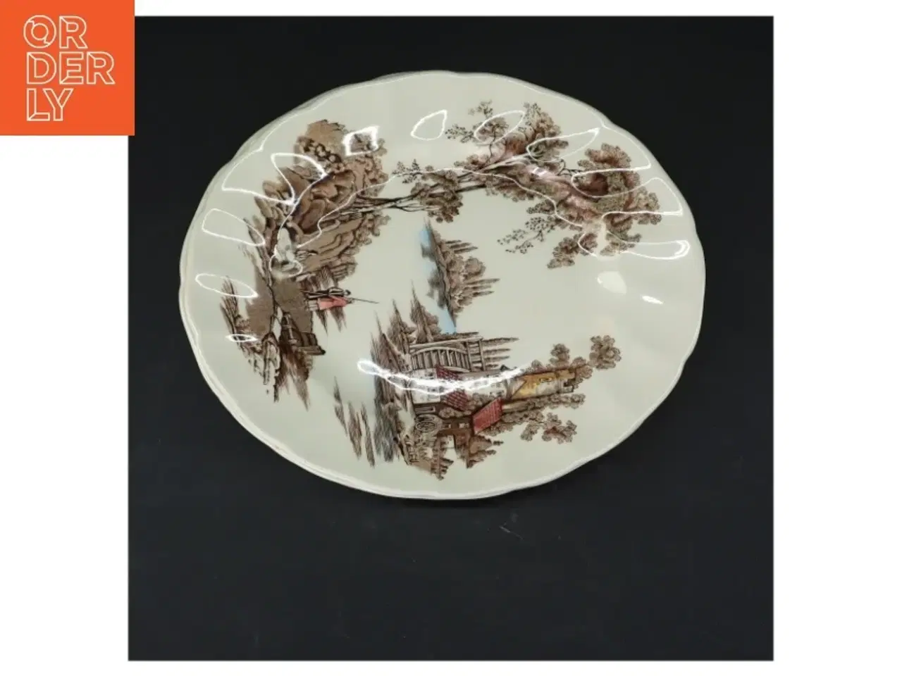 Billede 2 - Johnson Bros tallerkener, The Old Mill fra Johnson Bros (str. 5 styk. ø. 18 cm)