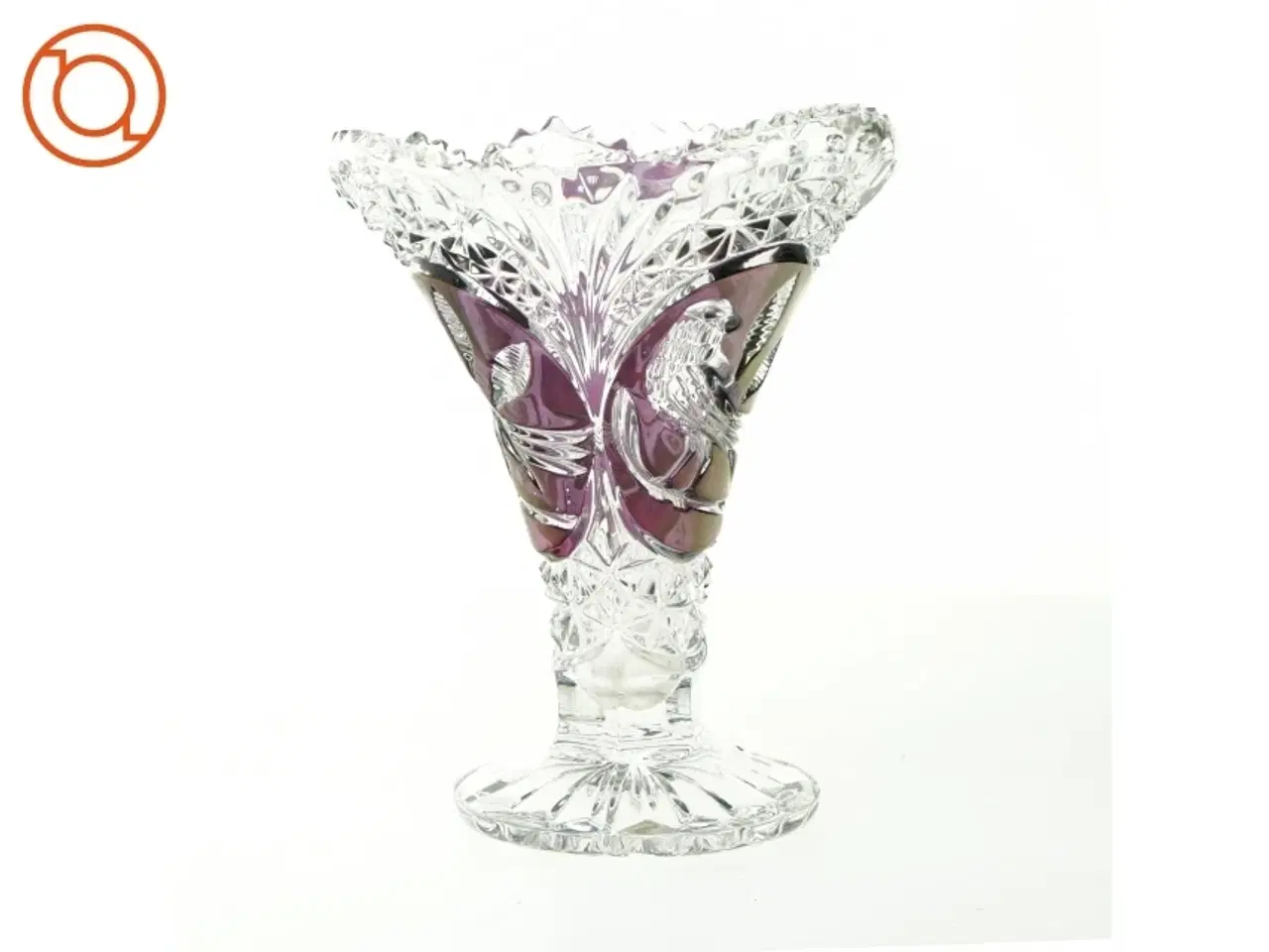 Billede 2 - Vase i krystal (str. 20 x 16 cm)