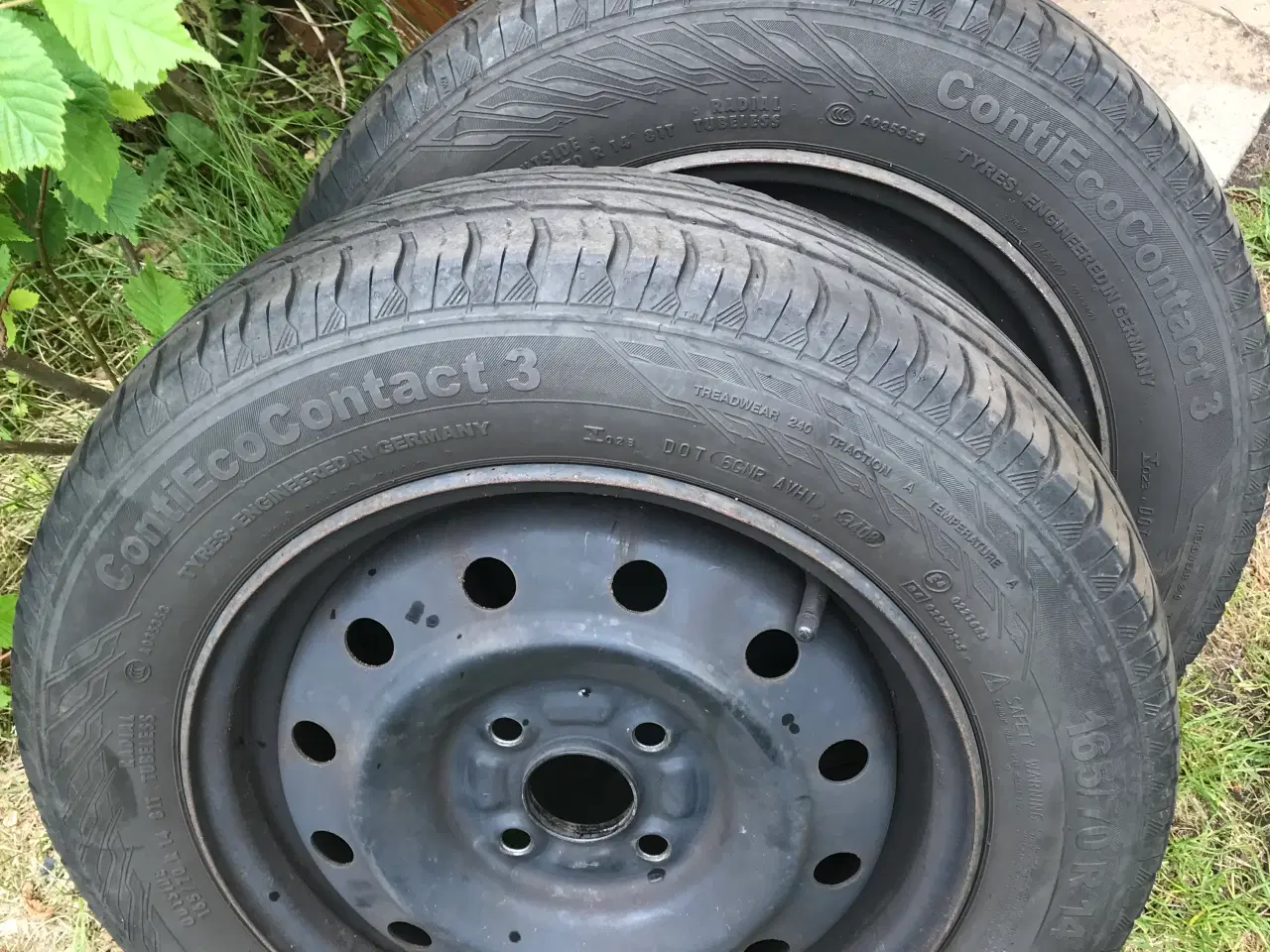 Billede 1 - Bil Dæk 165/70, R14, 81T Conti dækmønster 3mm