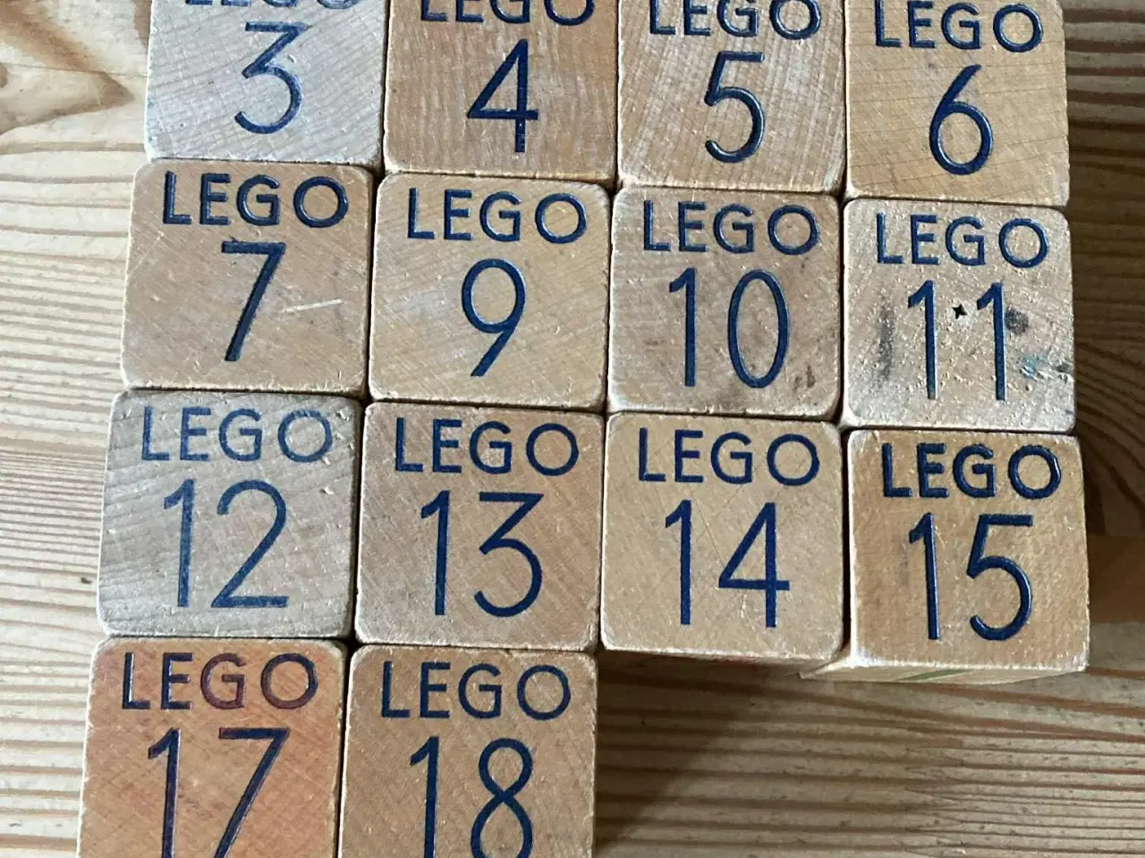 Billede 1 - Lego Træ klodser