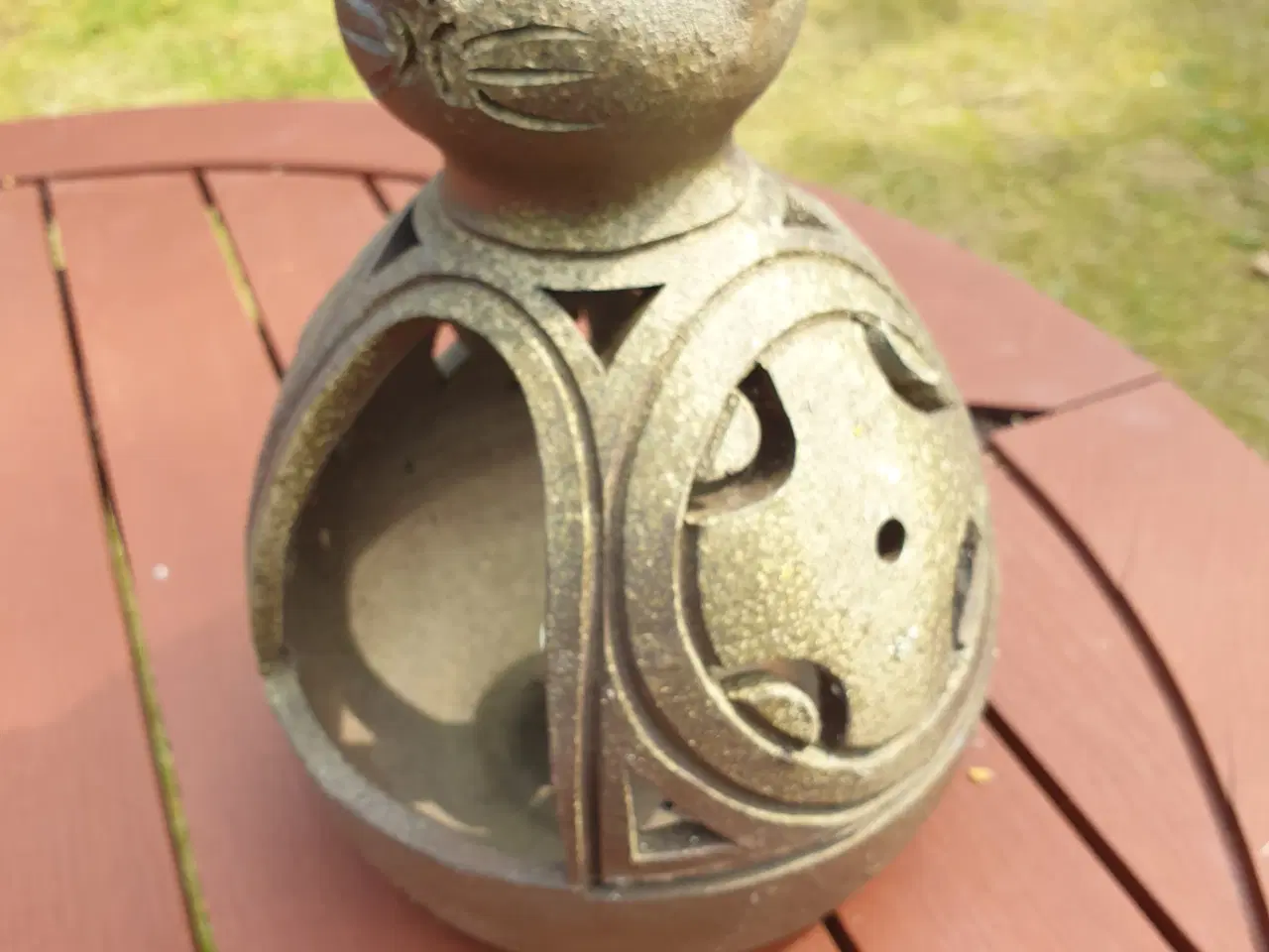 Billede 10 - Lanterne og lys-kat til udestuen, altanen, kolonih