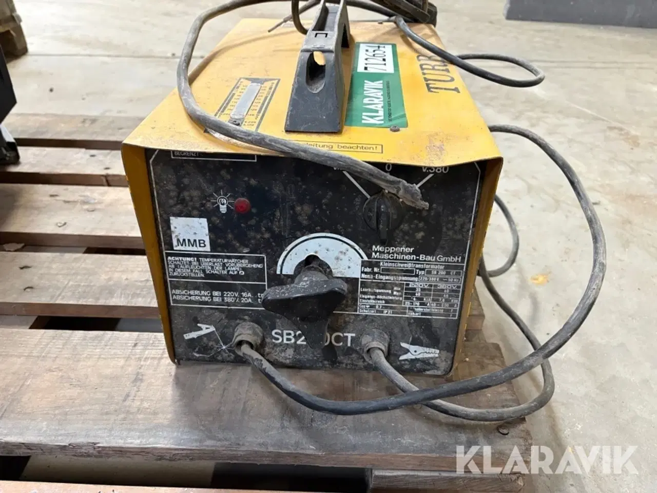 Billede 2 - Elektrodesvejser Meppener maschinen bau SB200CT