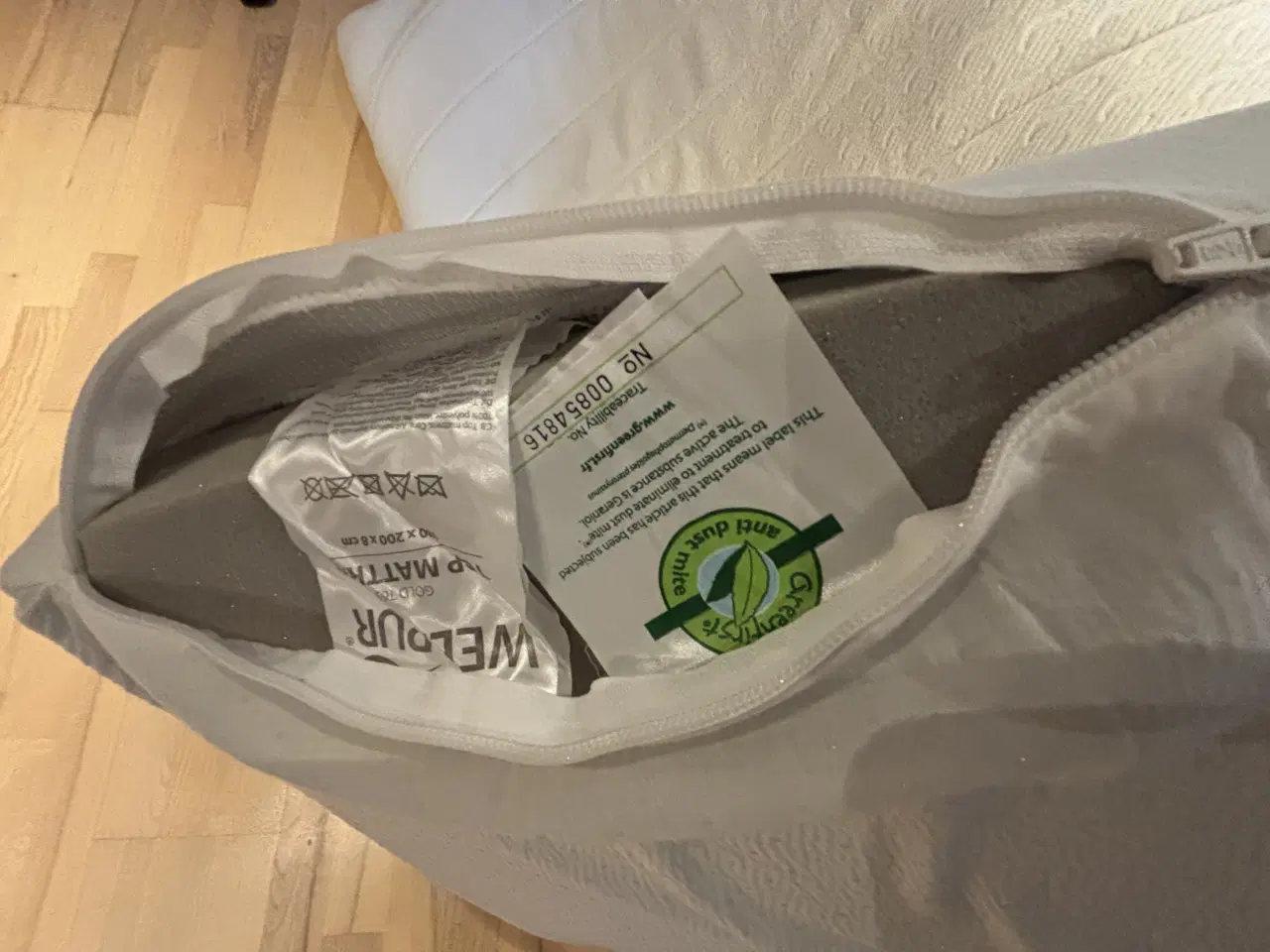 Billede 4 - Topmadras, wellpur. Til dobbeltseng  