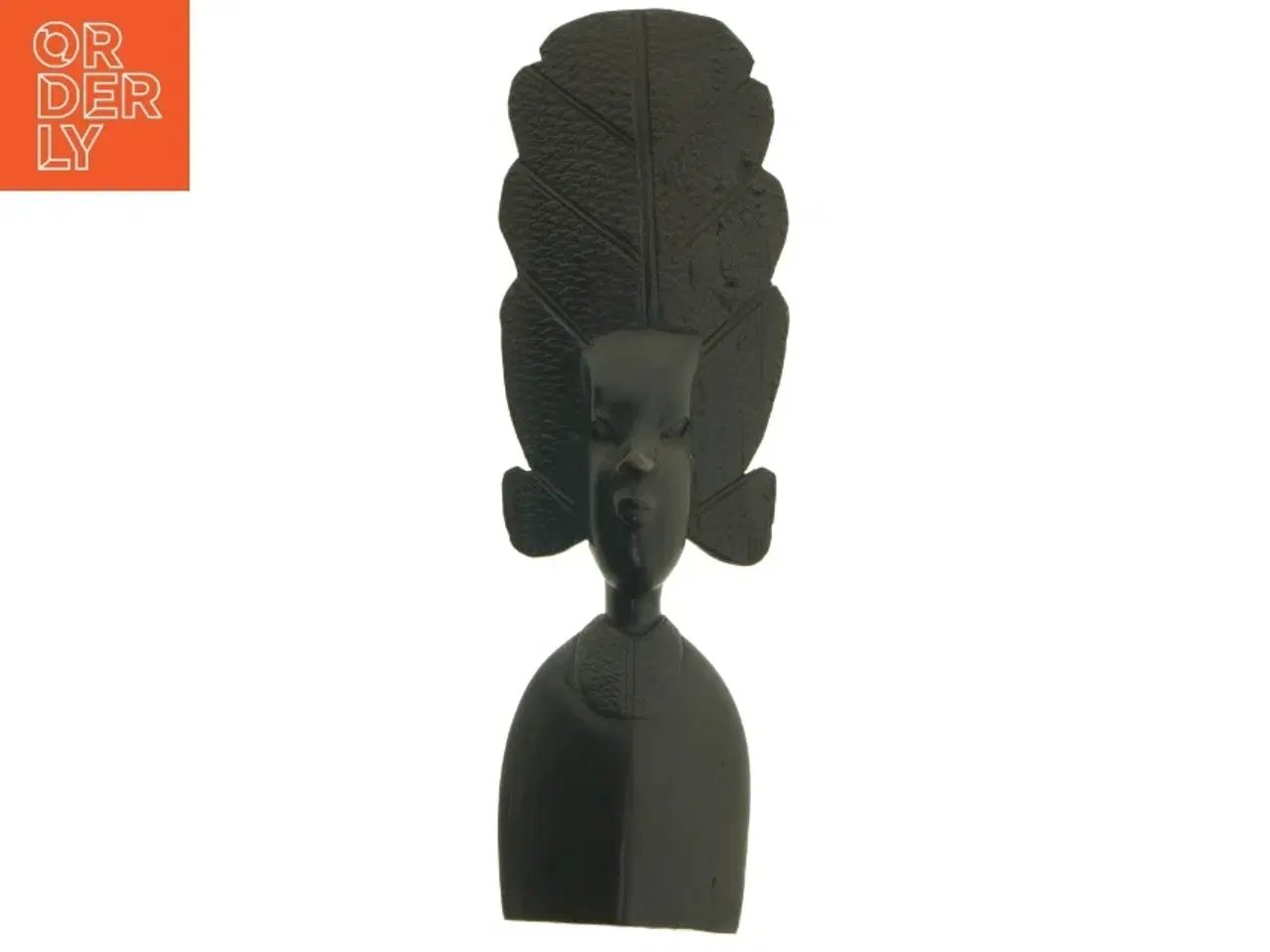 Billede 1 - Træskulptur af figur (str. 29 cm)
