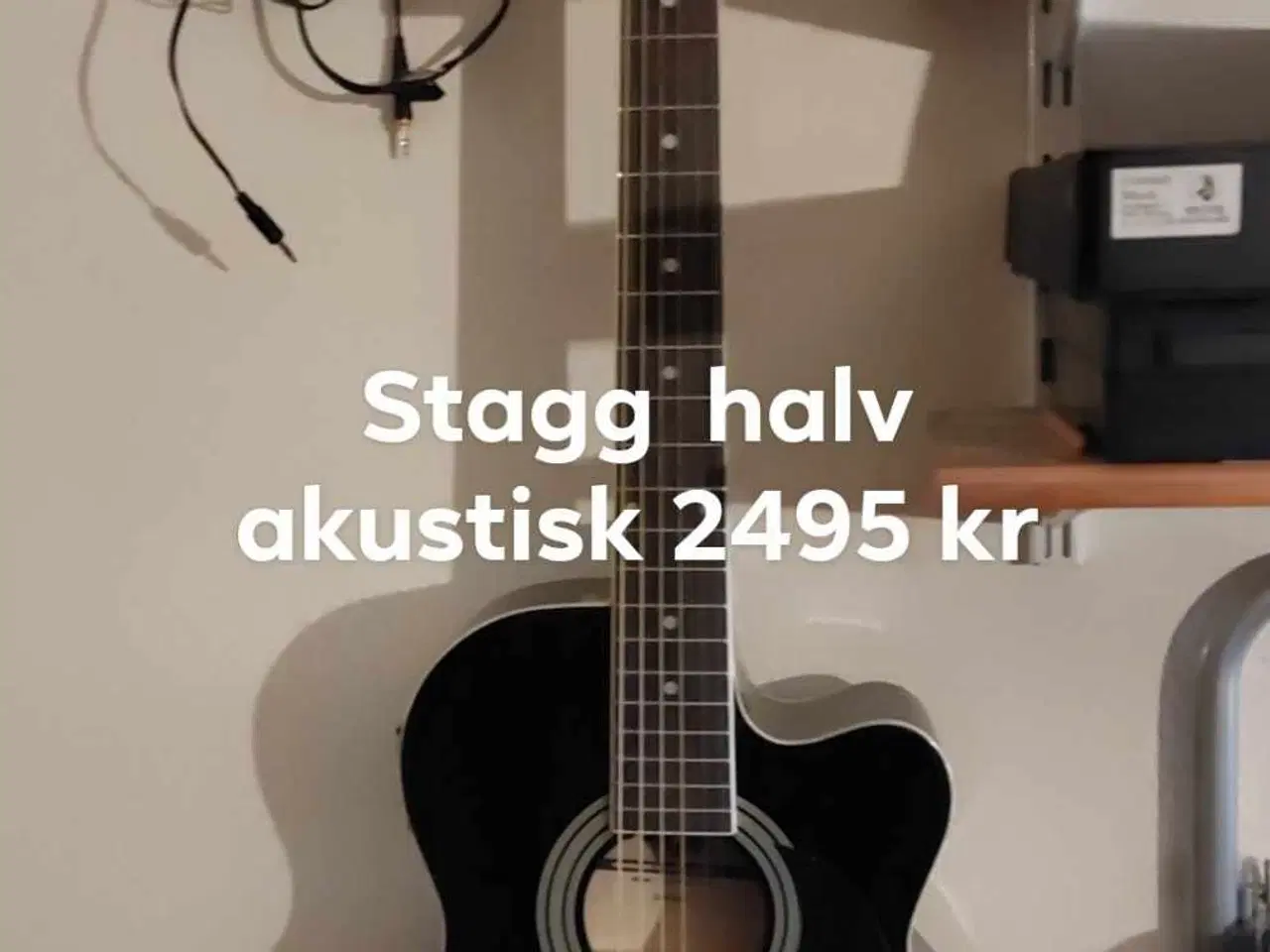 Billede 2 - Halvakustisk, Stagg SA20ACE BLK