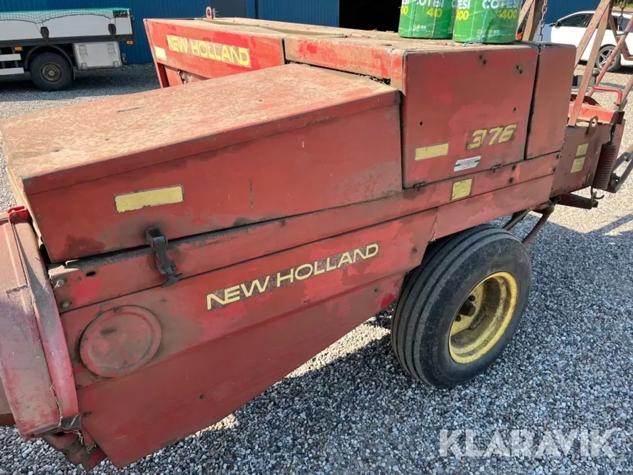 Billede 10 - Ballepresser New Holland 376 med centralsmørring