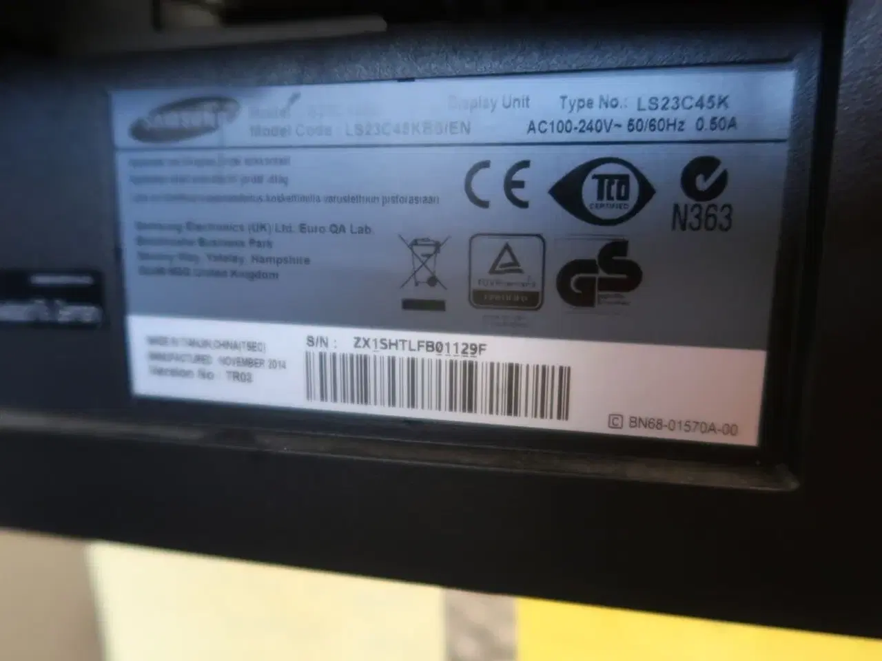 Billede 4 - 2 stk. computerskærme SAMSUNG S24E450B, dockingstation LENOVO Thinkpad, tastatur og mus