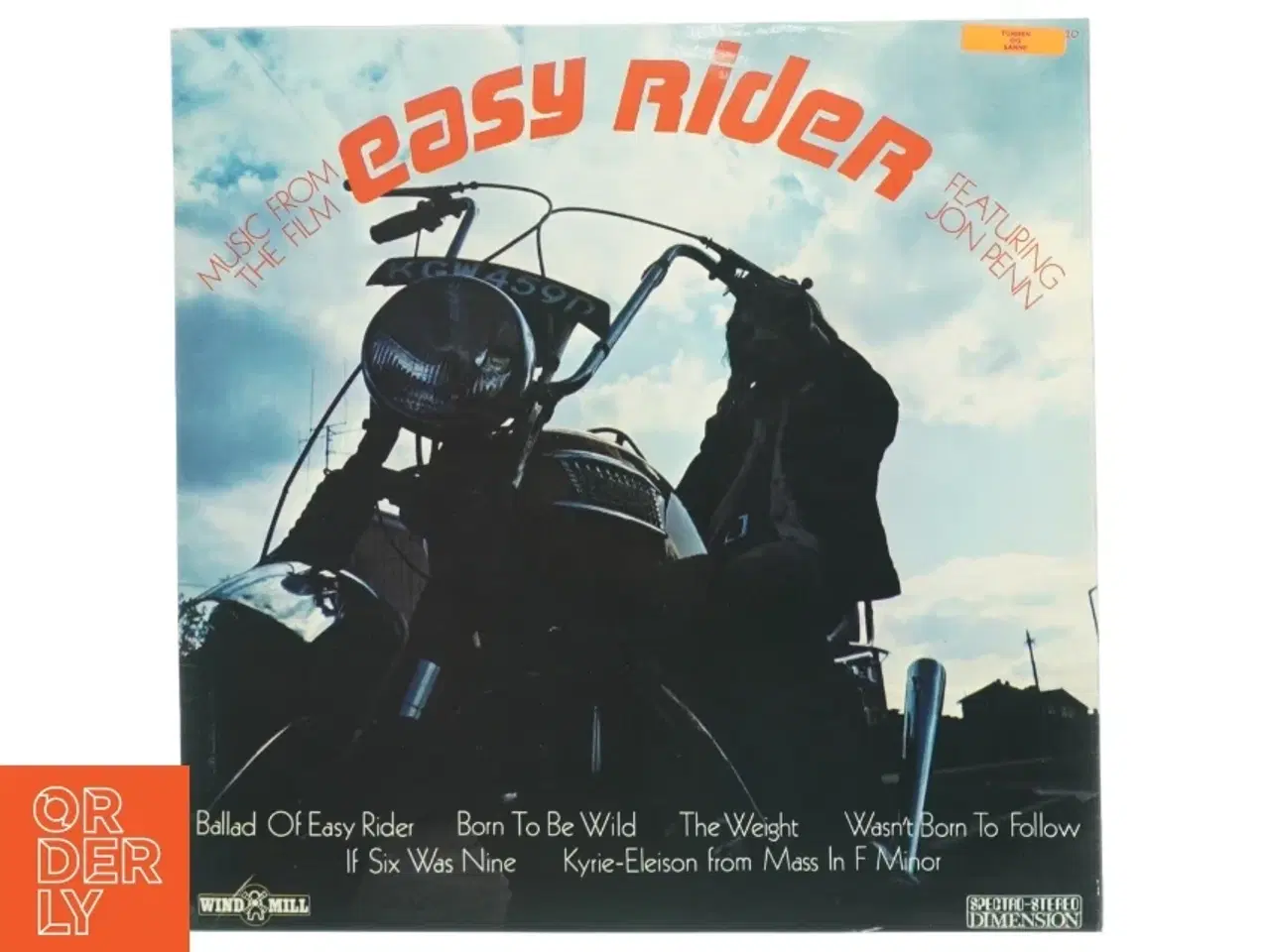 Billede 1 - Easy Rider' Soundtrack (str. 31 x 31 cm)