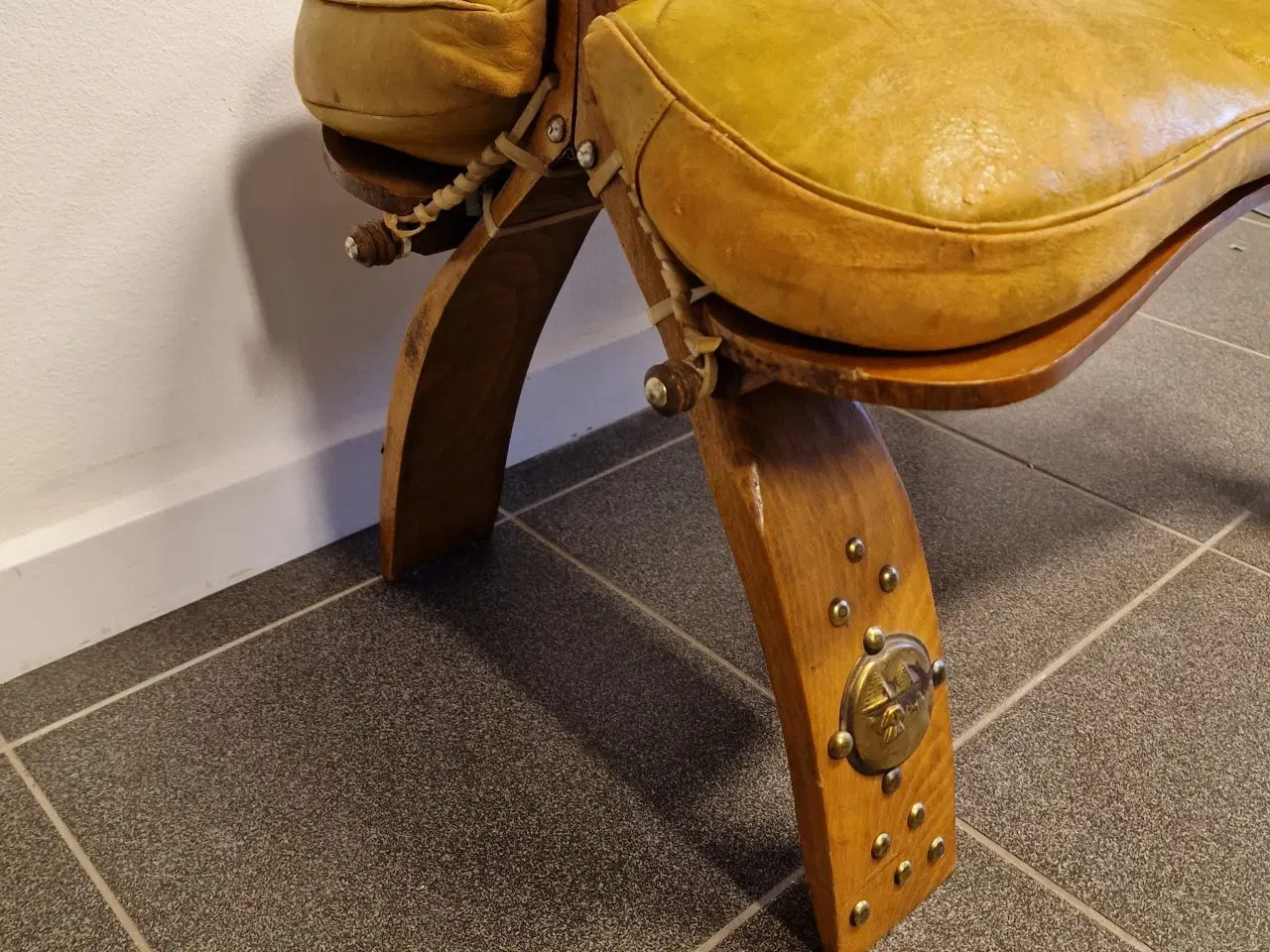 Billede 5 - Vintage Egyptisk kamel sadel/skammel.