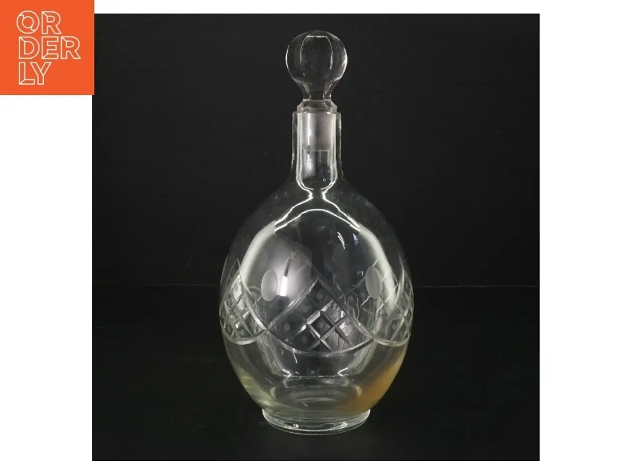 Billede 1 - Glas karaffel med prop (str. 23 cm. ø. 11,5 cm)