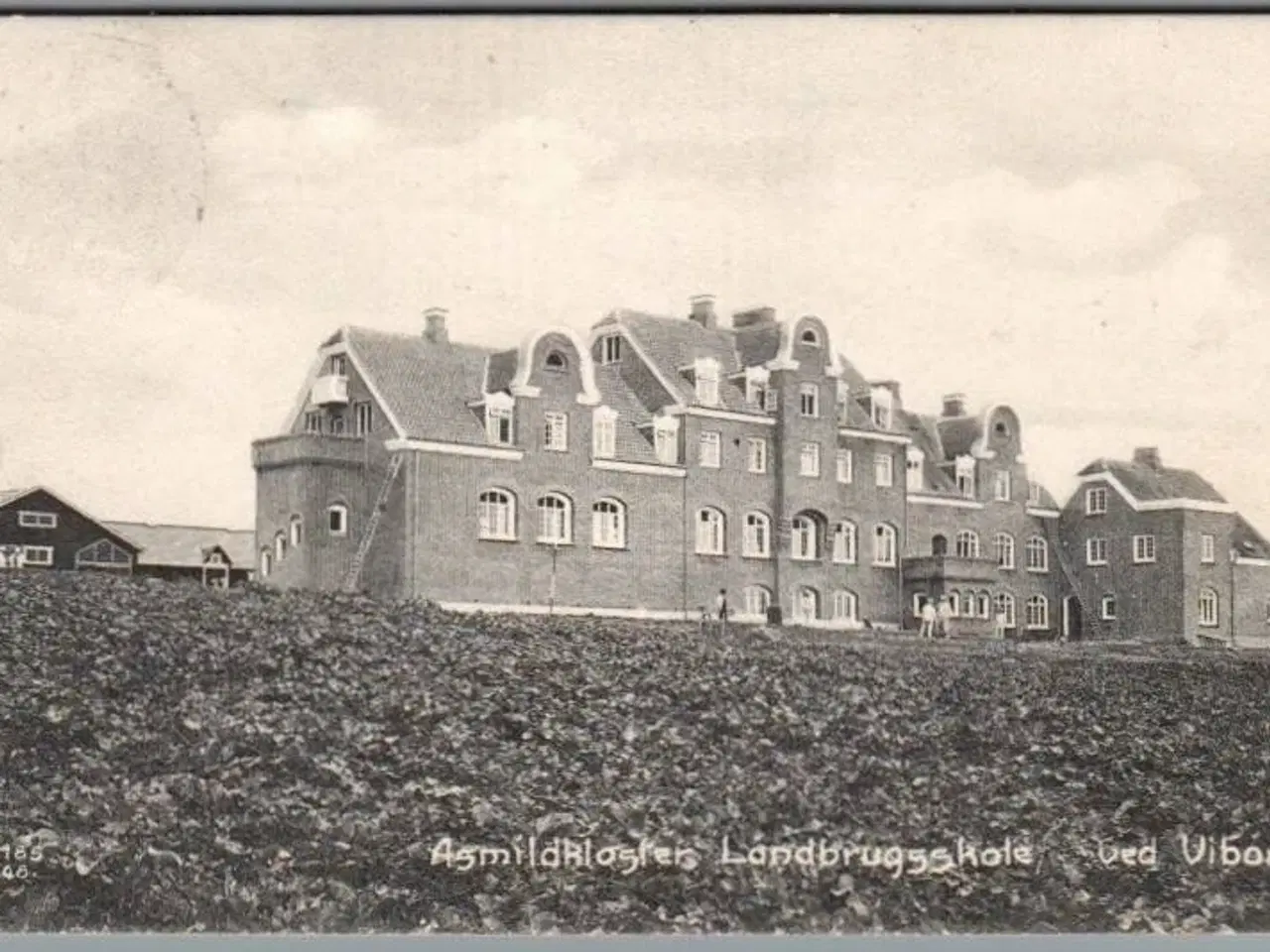 Billede 1 - Asmild Kloster Landbrugsskole ved Viborg - Postkort - Brugt