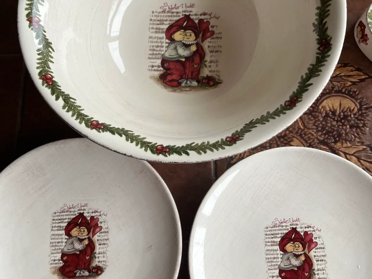 Billede 4 - To Hjerter I takt poselæn