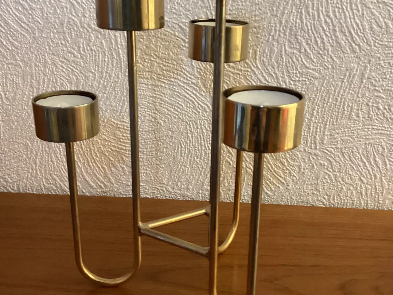 Billede 2 - Tommy Larsen guldbelagt lysestage