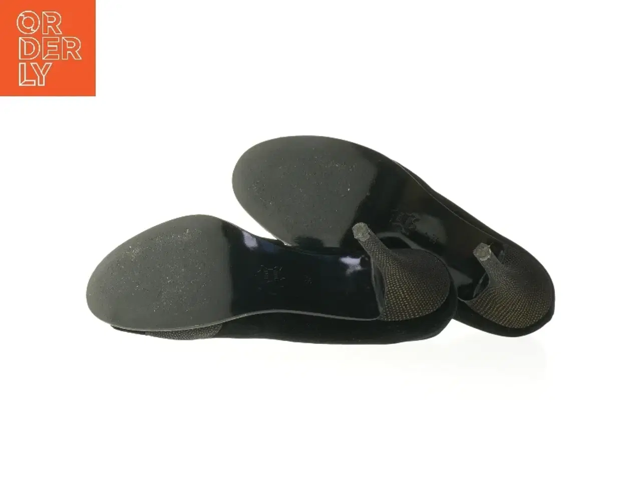 Billede 6 - Sorte højhælede sko (str. 38)