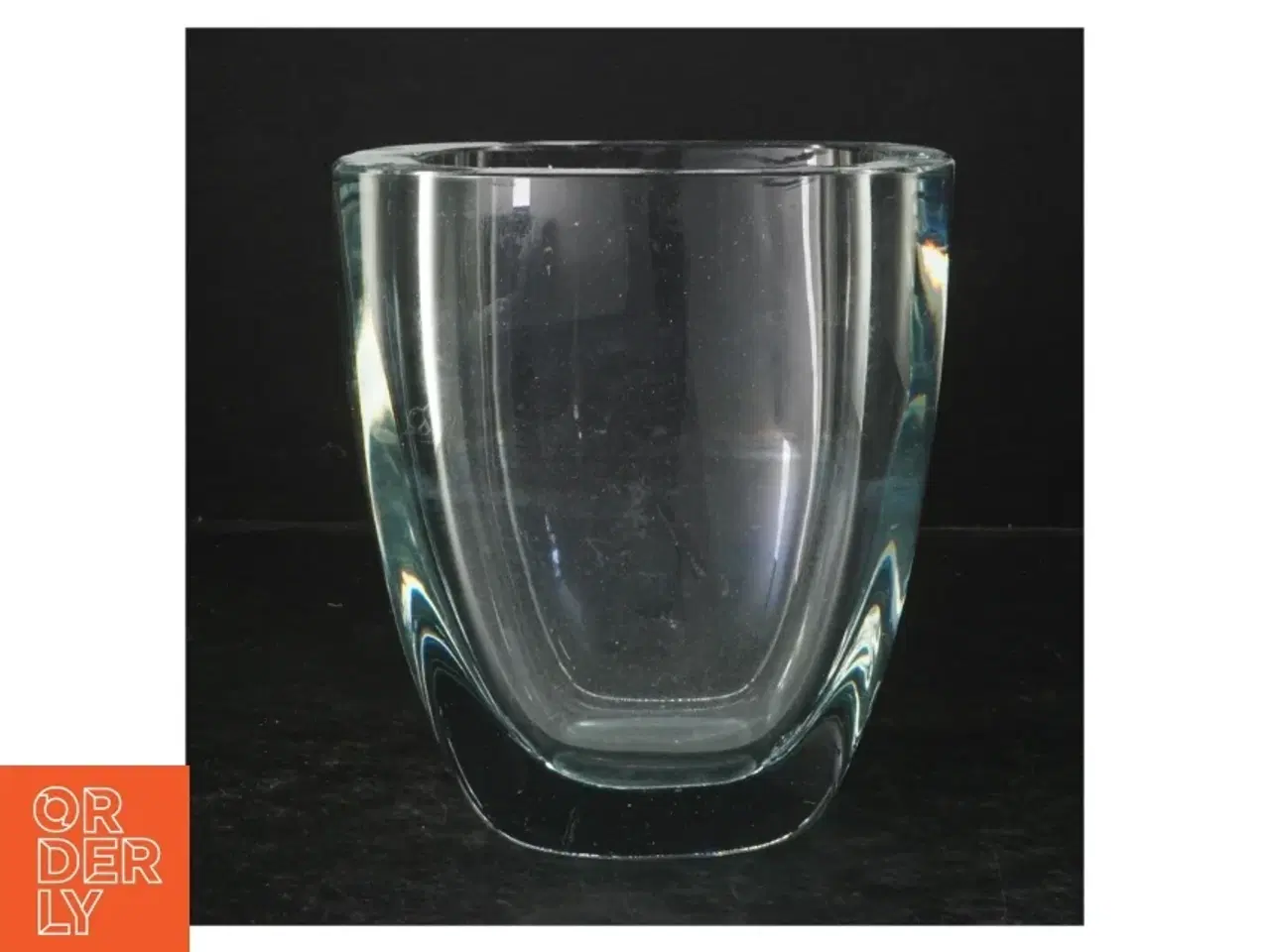 Billede 1 - Klassisk blå glasvase (str. 16 cm)