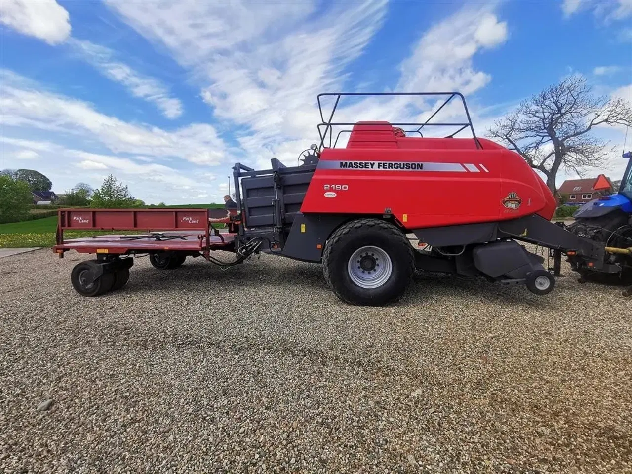 Billede 4 - Massey Ferguson 2190 m/parkland vogn 36000 baller Høst klar