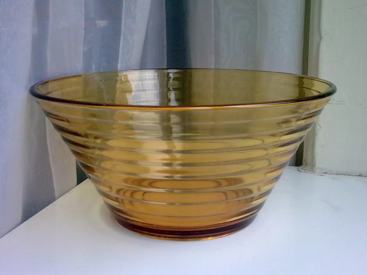 Billede 18 - Broksø DANMARK rød grå glas asiet & skåle