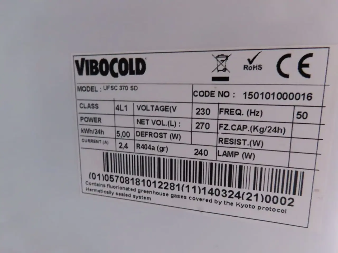 Billede 3 - Fryser VIBOCOLD