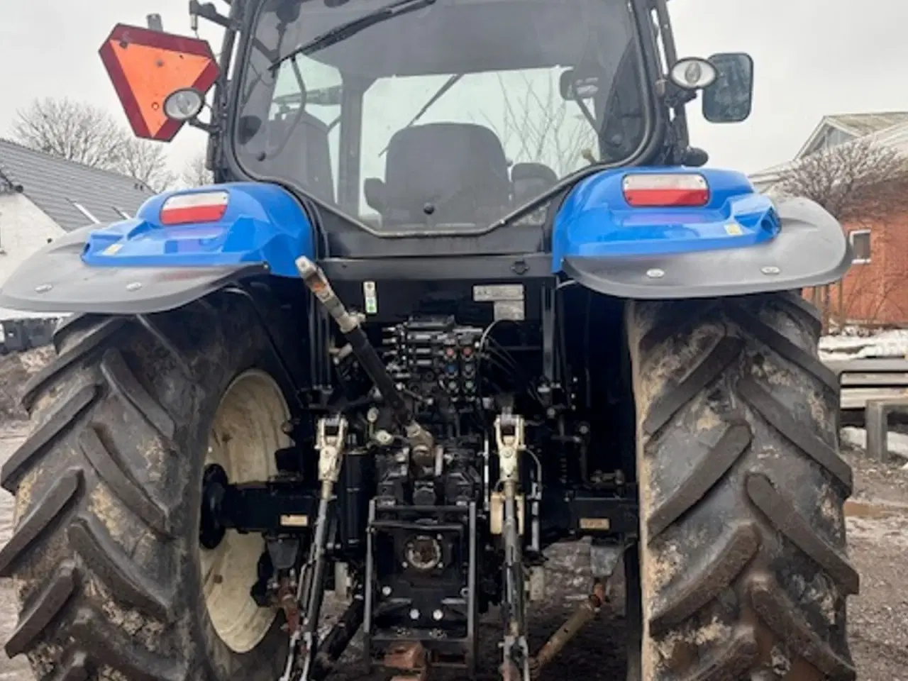 Billede 9 - New Holland T.6155 ENEJERS. KUN 4163 TIMER. M. FULD FRONTVÆGT.