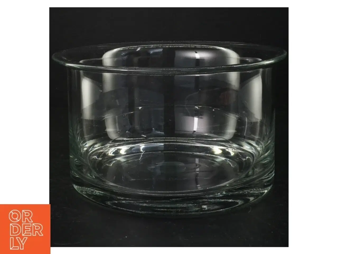 Billede 1 - Holmegaard Glas skål (str. Ø 24 cm h 14 cm)