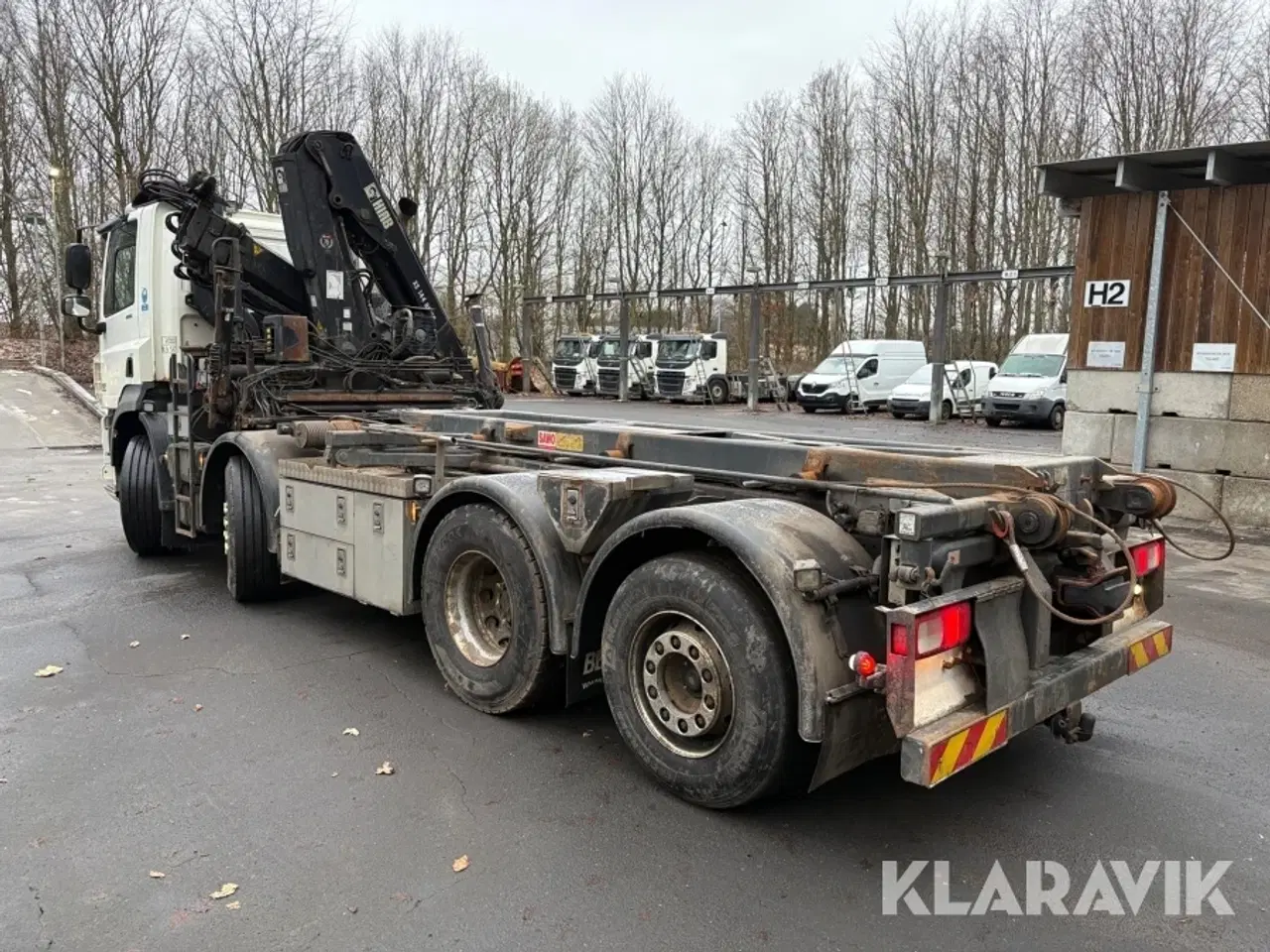 Billede 2 - Lastbil DAF CF 460 med wirehejs og kran